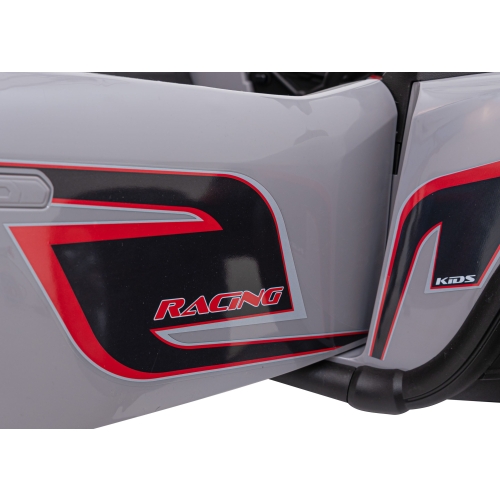 Buggy Racing 5 pojazd 2x200W szary na akumulator JS3168.SZA